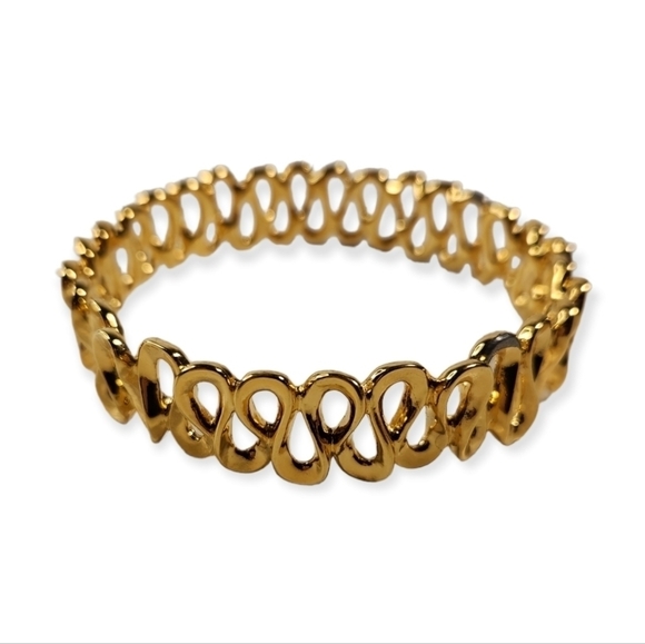 Anne Klein Gold Squiggle Bracelet - Picture 2 of 5